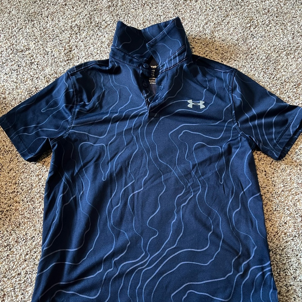 Boys Youth Med Under Armour Polo